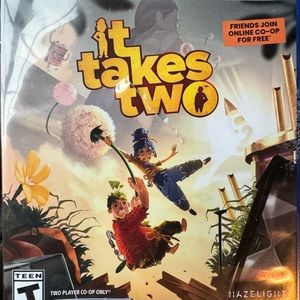 It takes two co op game for ps4. Like new condition